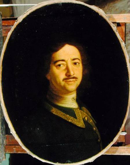 Portrait of Peter the Great (1672-1725) a Iwan Maximowitsch Nikitin