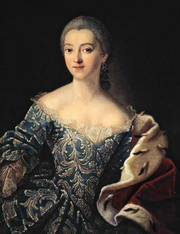Portrait of Countess Yekaterina Lobanova-Rostovskaya (1735-1802) a Iwan Petrowitsch Argunow