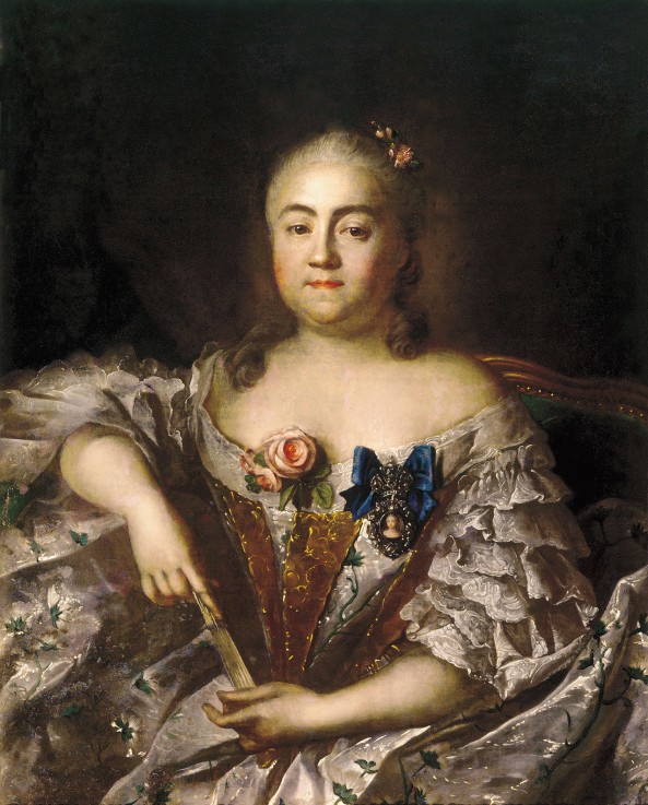 Portrait of Countess Varvara Alexeyevna Sheremetyeva (1711-1767) a Iwan Petrowitsch Argunow