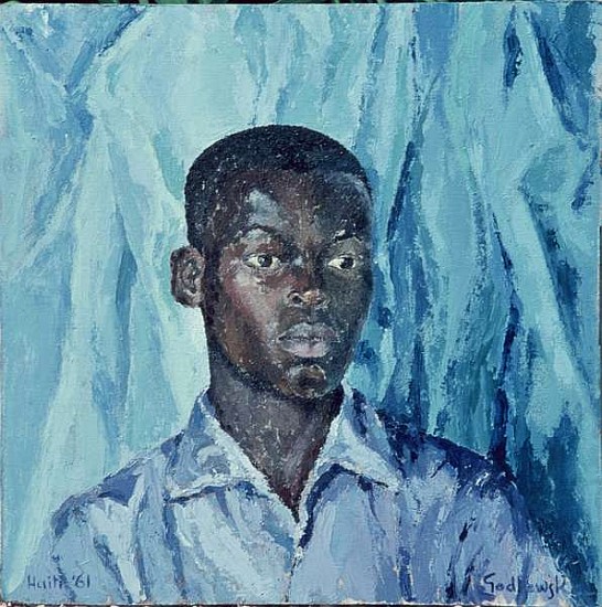 Etienne, Haiti, 1962 (oil on board)  a Izabella  Godlewska de Aranda