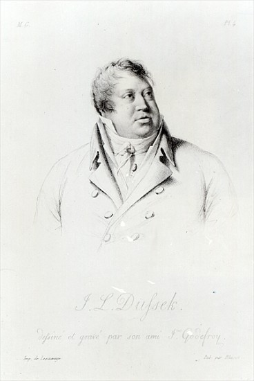 Jan Ladislav Dussek (1760-1812) a J. Godefroy