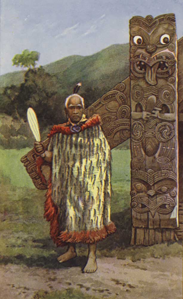 Maori chief a J. Macfarlane