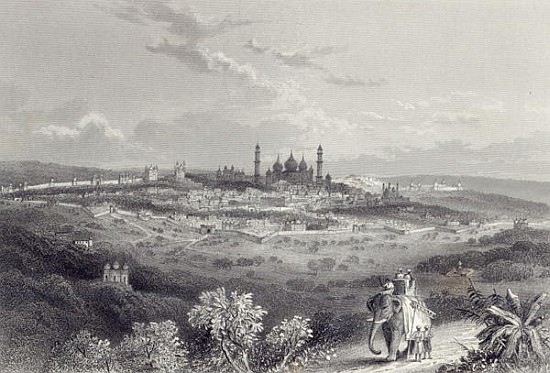Delhi; engraved by Edward Paxman Brandard (1819-98) c.1860 a J Ramage