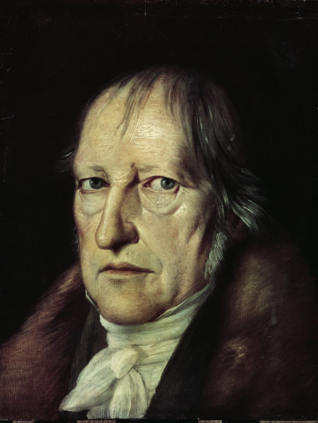 Hegel , Portrait by Jakob Schlesinger a J. Schlesinger