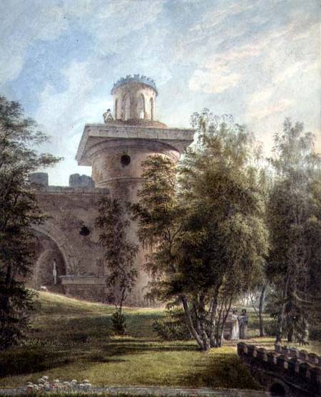View of the Picturesque Park and Observatory at Tsarskoye Selo a J. Tearnof