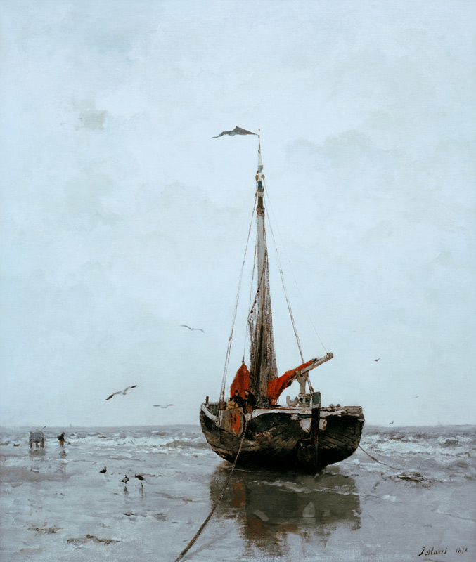 The Fishing Boat a Jacob Henricus or Hendricus Maris