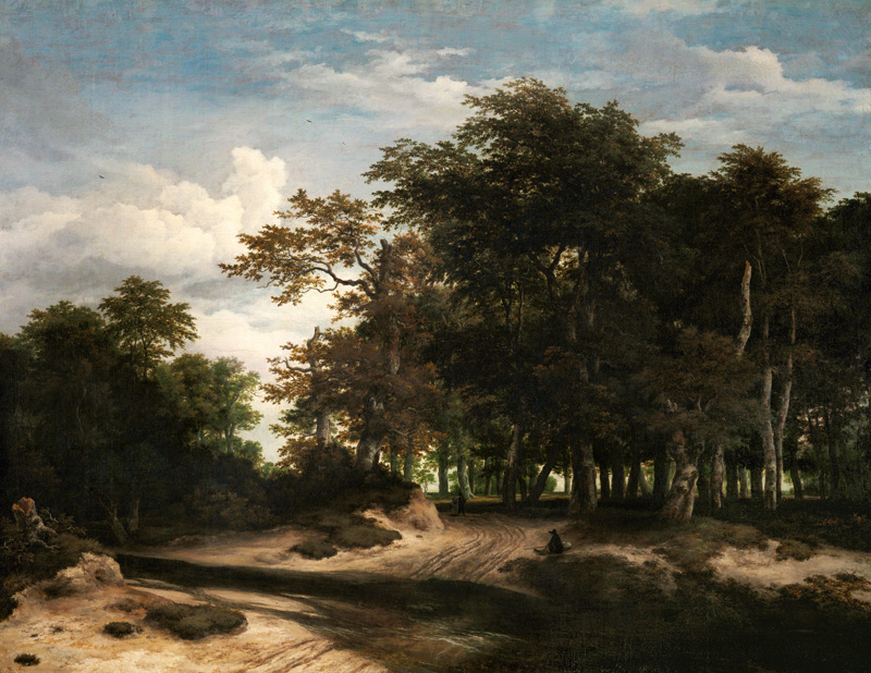 The Great Forest a Jacob Isaacksz van Ruisdael