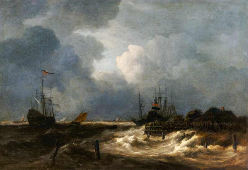 The Tempest a Jacob Isaacksz van Ruisdael