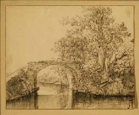 Landscape with a Stone Bridge