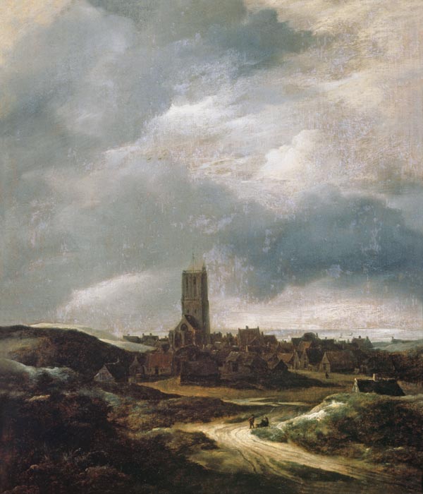 View of Egmond-An-Zee a Jacob Isaacksz van Ruisdael