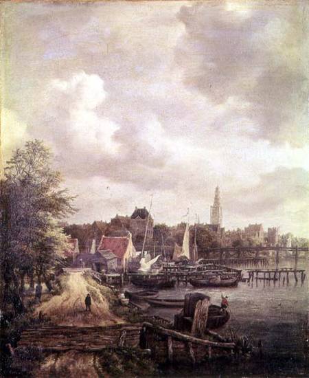 View of Amsterdam a Jacob Isaacksz van Ruisdael