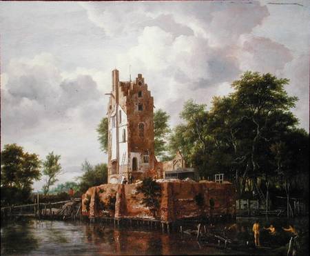 View of Kostverloren Castle on the Amstel a Jacob Isaacksz van Ruisdael
