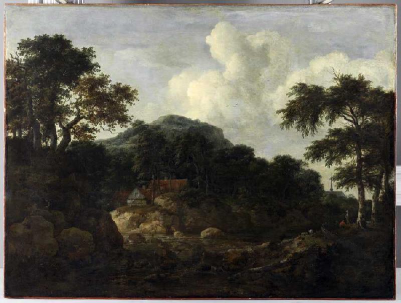 Waldlandschaft a Jacob Isaacksz van Ruisdael