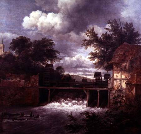 A Watermill a Jacob Isaacksz van Ruisdael