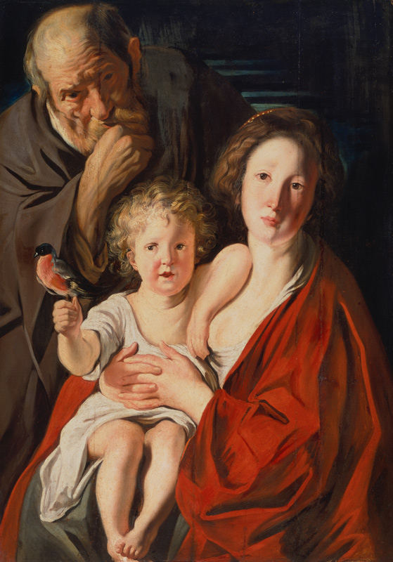 The Holy Family a Jacob Jordaens