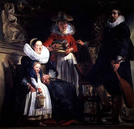 The Artist's Family a Jacob Jordaens