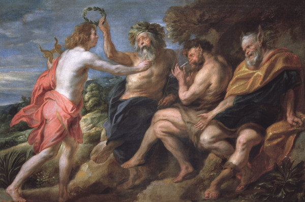 J.Jordaens / Apollo as victor over Pan a Jacob Jordaens