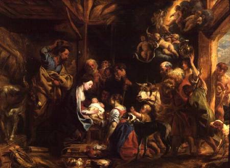 The Nativity a Jacob Jordaens