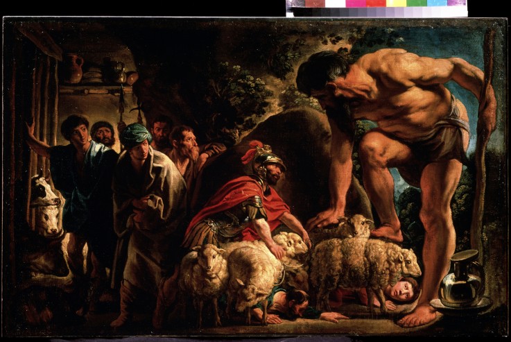 Odysseus in the cave of Polyphemus a Jacob Jordaens