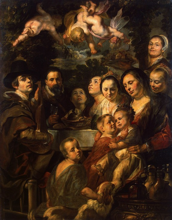 Self-Portrait with Parents, Brothers and Sisters a Jacob Jordaens