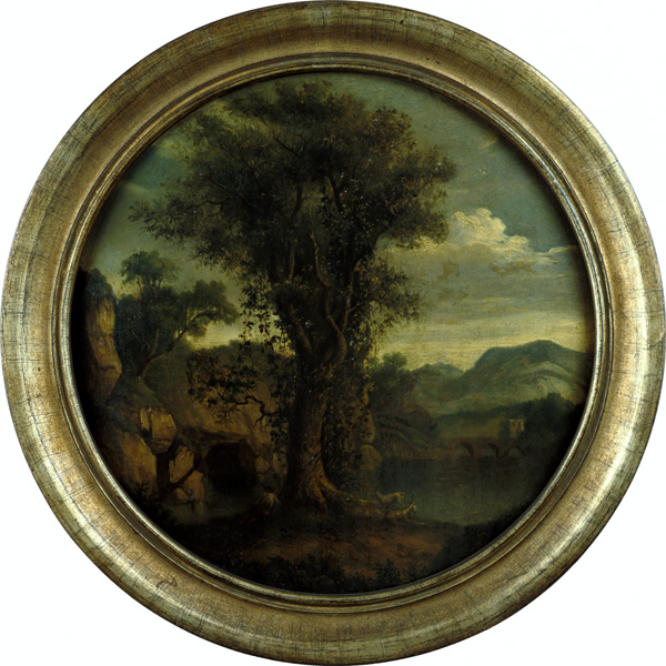 Landschaft im Tal von La Cava a Jacob Philipp Hackert