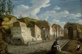 Porta ercolanea a Pompei a Jacob Philipp Hackert