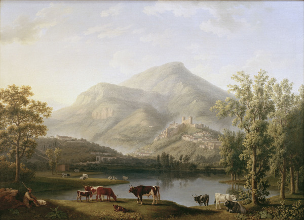 Haendel , Landscape near Itri a Jacob Philipp Hackert