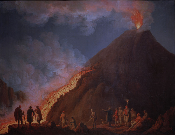 Vesuvius , Eruption a Jacob Philipp Hackert