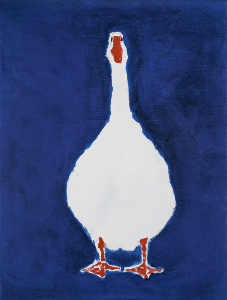 Coedwynog Goose, 2000 (oil on canvas)  a Jacob  Sutton