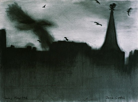 Tenby, 1994 (charcoal on paper)  a Jacob  Sutton