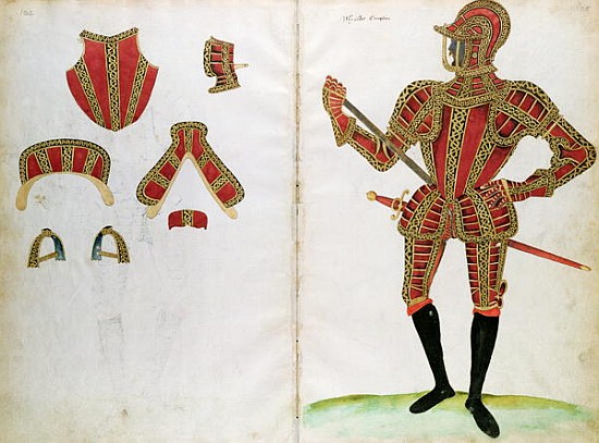 Suit of Armour for Lord Compton, from ''An Elizabethan Armourer''s Album'' a Jacobe Halder