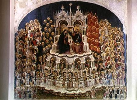 The Coronation of the Virgin in Paradise a Jacobello del Fiore