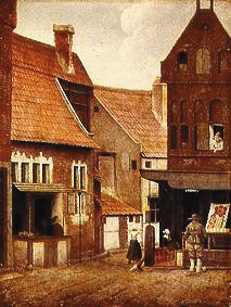 The street. a Jacobus Vrel