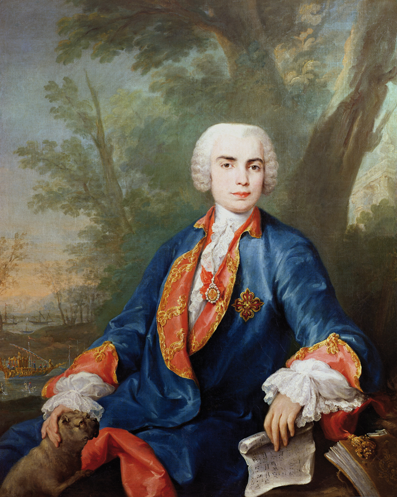 Portrait of Carlo Broschi a Jacopo Amigoni