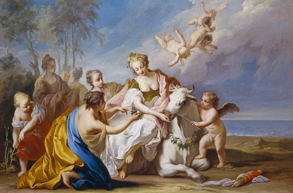 The Rape of Europa a Jacopo Amigoni