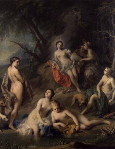 Diana Bathing with her Nymphs a Jacopo Amigoni