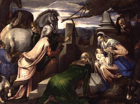 Adoration of the Magi a Jacopo Bassano