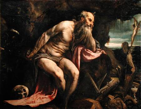 St. Jerome a Jacopo Bassano