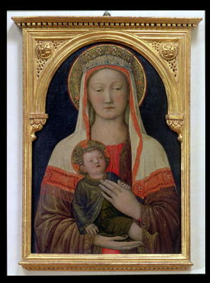 Madonna and Child (tempera on panel) a Jacopo Bellini