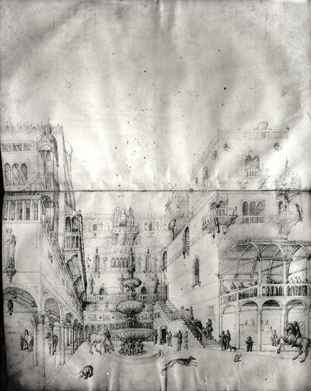 Fol.16v-17r Herod's Palace a Jacopo Bellini
