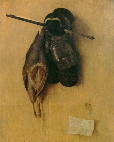 Still life with partridge, arrow and gloves a Jacopo de Barbari