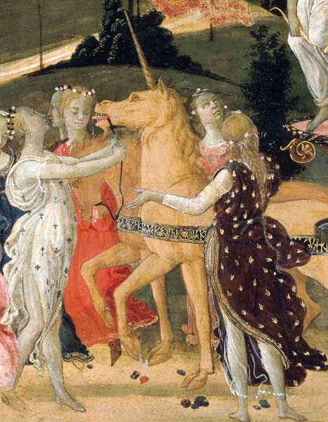 Triumph of Chastity a Jacopo del Sellaio