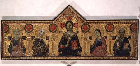 The Redeemer, Virgin and Saints a Jacopo di Meliore