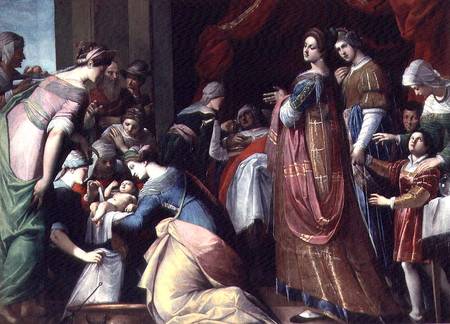 The Birth of the Virgin a Jacopo Ligozzi