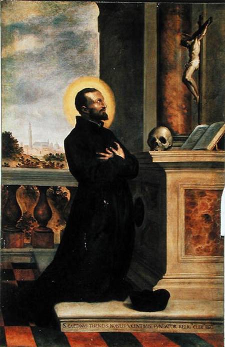 Saint Gaetan a Jacopo Palma il Giovane