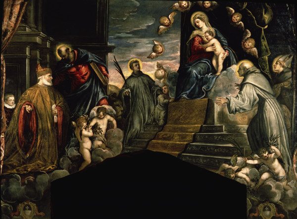 Andrea Grittin worshipping / Tintoretto a Jacopo Robusti Tintoretto