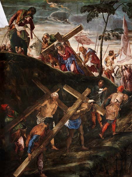 Tintoretto, Christ Carrying Cross a Jacopo Robusti Tintoretto