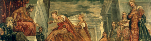 J.Tintoretto, Queen of Sheba a Jacopo Robusti Tintoretto