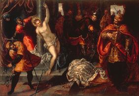 Tintoretto / Flogging of St. Catherine