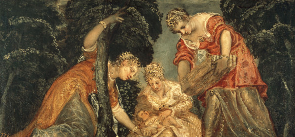 Tintoretto / Finding of Moses a Jacopo Robusti Tintoretto